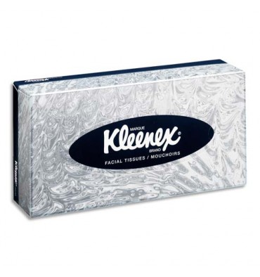 KIMBERLY Boîte 100 mouchoirs couleur Blanc KLEENEX référence fabricant 8835