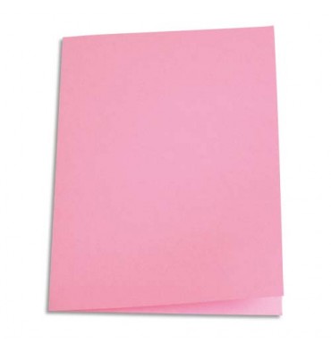 Paquet de 250 sous-chemises papier recyclé 60g couleur rose