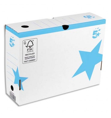 Boîte carton étoiles 80x50 mm (Lot de 10)