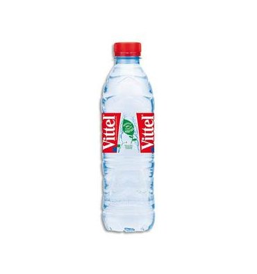 VITTEL Pack de 24 bouteilles plastiques d'eau de 50 cl