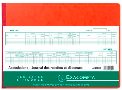 Exacompta - Carnet de comptes 21x19cm 80 pages