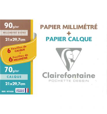 Ramette de 500 feuilles de papier calque A3 - Clairefontaine