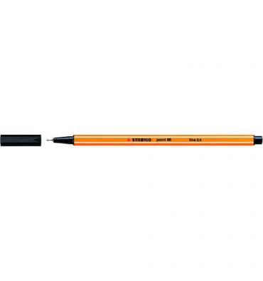 Blister de 3 stylos-feutres STABILO point 88 - pointe fine - noir -  Commandez en ligne