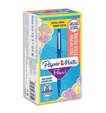 Paper Mate Flair 6 feutres parfumés Assortiment de couleurs et senteurs  Pointe moyenne (0 7 mm) - La Poste