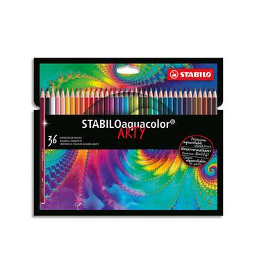 STABILO 36 Crayons de couleur aquarellables Aquacolor ARTY