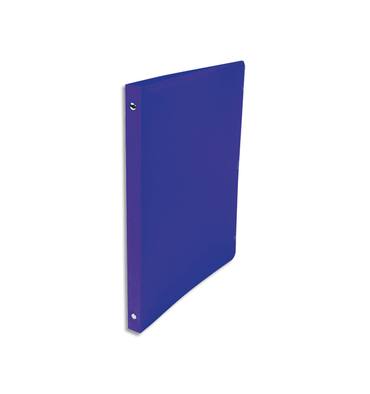 Classeur à levier Pergamy - en papier recyclé intérieur/extérieur - dos 8  cm - A4 - bleu moyen pas cher