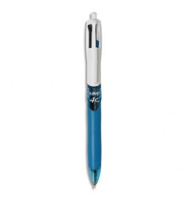 Recharge pour stylo bille 4 couleurs Bic pointe moyenne 1 mm sur