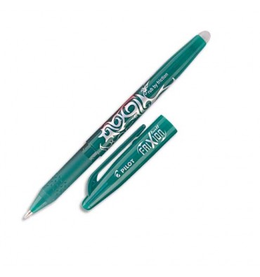 PILOT Lot de 8 stylos effaçables pointe moyenne noir/vert/bleu