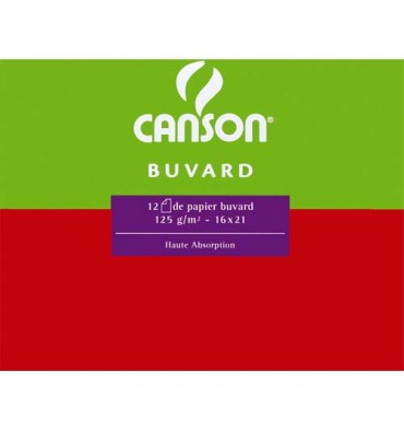 CANSON 25 feuilles de papier buvard 250g 50x65 cm blanc