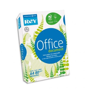 Rey Office - Papier blanc - A4 (210 x 297 mm) - 80 g/m² - 500 feuilles